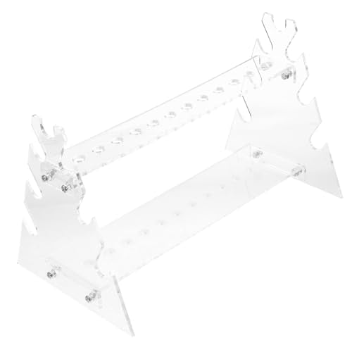 Zerodeko 12holes Test Tube Holder Trapezoid Rack for Laboratory Dual-Sided Organizer for Efficient Storage and Easy Access to Test Tubes