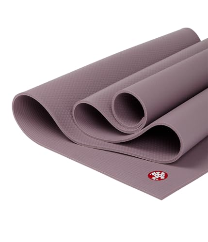 Manduka PRO Yoga Mat - 6mm | Lifetime Durability | Hygienic Construction | Premium Studio Quality | Teacher Approved - color: Elderberry, size: 68" x 26"