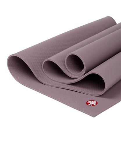Manduka PRO Yoga Mat - 6mm | Lifetime Durability | Hygienic Construction | Premium Studio Quality | Teacher Approved - color: Elderberry, size: 68" x 26"