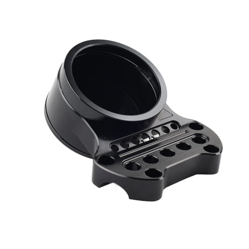 Chcury1 Speedometer Relocation Bracket Instrument Indicator Clamp Cover CNC Black for Harley for Sportster Dyna Models Motorbike