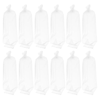 50pcs Plastic Fish Bags 6x34cm Thickened Leak-proof Shipping Pouches for Live Aquarium Fish Transport and Storage Small Carrying Packaging Bags for Betta and Guppy