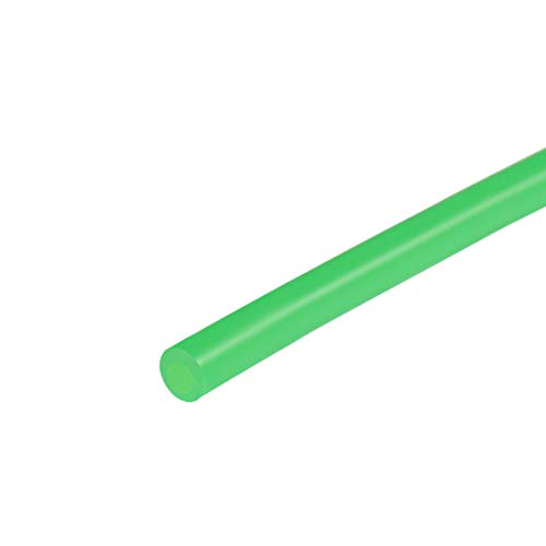 uxcell Silicone Tube, 3/32"(2mm) ID x 5/32"(4mm) OD 10ft Silicone Rubber Tube Air Hose Water Pipe for Pump Transfer Green - color: Green, size: 3/32" x 5/32"