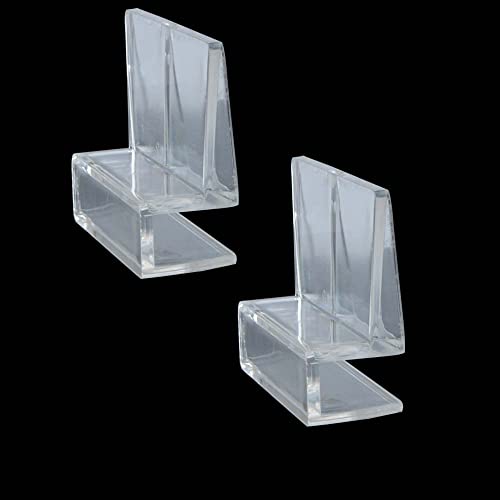Saim 8PCS Acrylic Aquarium Cover Clip Fish Tank Glass Cover Clip Support Holder Universal Lid Clips for Rimless Aquariums (12mm)