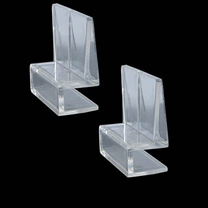 Saim 8PCS Acrylic Aquarium Cover Clip Fish Tank Glass Cover Clip Support Holder Universal Lid Clips for Rimless Aquariums (12mm)