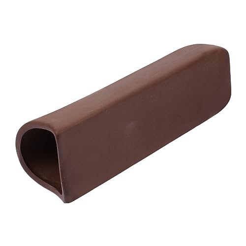 GALPADA Aquarium Shrimp Shelter Ceramic Breeding Tube Fish Habitat Hollowed Tunnel Shape for Fish to Hide Rest Play Odorless Durable for Fresh Salt Water Decor