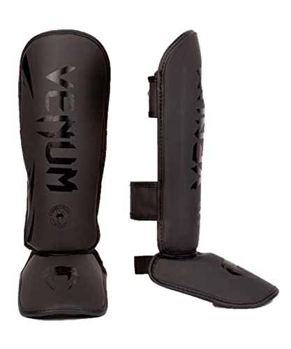 Venum Challenger Kids Shin Guards - color: Black/Black, size: Small
