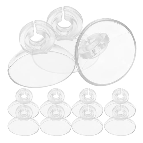 GLEAVI 20pcs Aquarium Suction Cup Clips Air Hose Holders Oxygen Tubing Fixing Clips Soft Tube Clamp Set for Fish Tank Air Pump Accessories