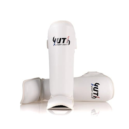 Signature Shin Guards | Premium Muay Thai Shin Guards | Lightweight & Durable Shinguards Muay Thai | Padded, Adjustable Muay Thai Leg Guards for Kickboxing, MMA Sparring, Training