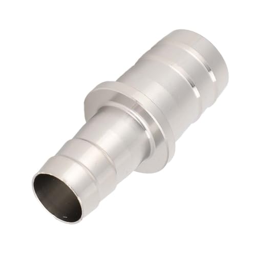 Silver Stainless Steel Aquarium Pipe Adapter Leak-Proof Joint Water Connector Fitting for Fish Tank Air Pump(12mm to 16mm) - size: 12mm to 16mm