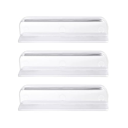 LikeLion 3 Pack Glass Canopy Handles, Fits Aquarium Masters, Deep Blue Professional, Aqueon, and Marineland Glass Canopies, Clear Plastic, Without Adhesive Backing