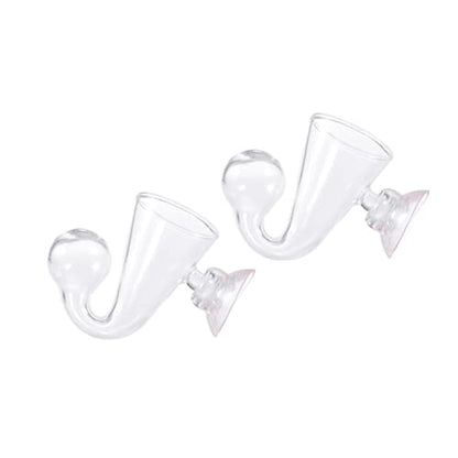 4pcs Checker Aquarium Glass Drop Checker for Monitoring Carbon Dioxide Concentration for Aquatic Plants and Fish Tanks Easy Installation Below Water - size: Size 2