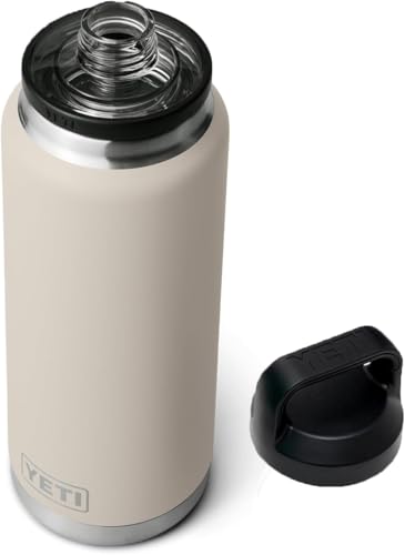 YETI Rambler 36 oz Bottle, Vacuum Insulated, Leakproof, Stainless Steel with Chug Cap - color: Cape Taupe