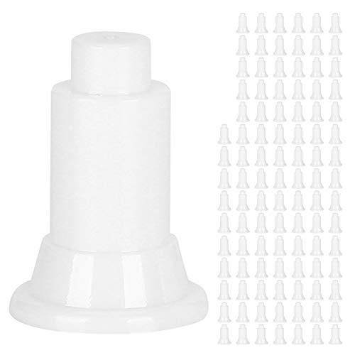 Aquarium Divider Feet Adjustable Height Isolation Board Support for Fish Tank Divider, Made of Safe FoodGrade Plastic, Easy to Use and Clean, Perfect for Diverse Setups (White) - color: White