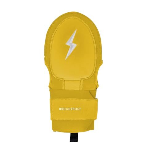 BRUCE BOLT Original Series Sliding Mitt - color: Yellow, size: Youth