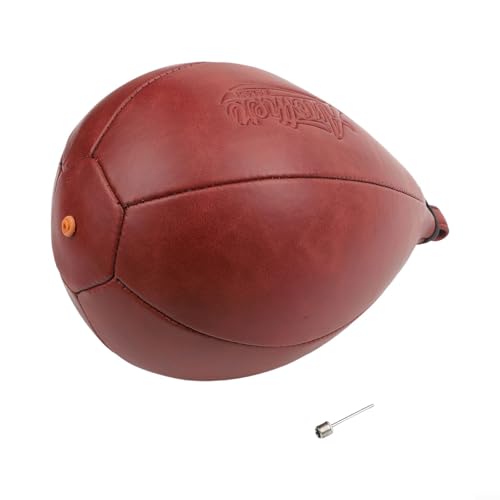 Boxing Speed Ball for Boxing Training, Hanging Punching Pear Bag, Reflex Reaction Exercise Equipment, MMA Striking Practice Tool, Home Gym Cardio Workout Gear, Microfiber Leather Speed - size: Red
