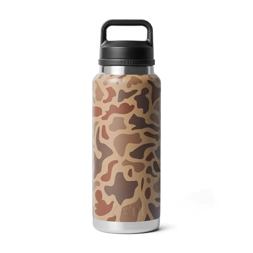 YETI Rambler 36 oz Bottle, Vacuum Insulated, Leakproof, Stainless Steel with Chug Cap - color: Wetlands Camo