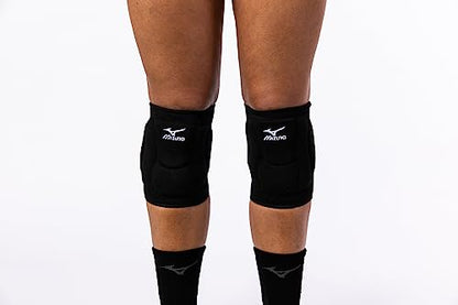 Mizuno Elite 9 SL2 Volleyball Kneepad, Black, Large - color: Black, size: Large
