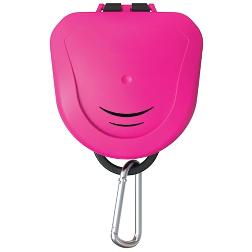 Ventilated Protective Mouth Guard Case - Pink - color: Pink