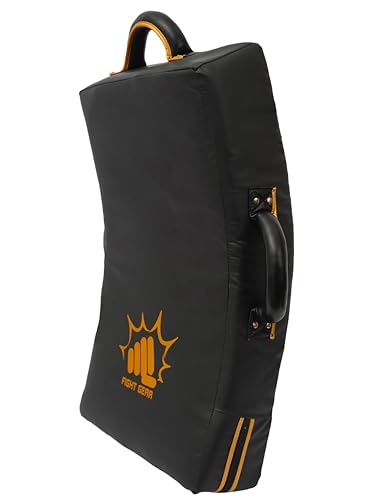 Kick Shield Strike Curved Muay Thai MMA Kicking Shield for Punching Foot Target Kickboxing Taekwondo & Martial Arts Pads with 3 Padded Handles