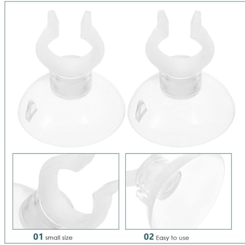 HANABASS 20pcs Aquarium Cup Clips Water Holders for Fish Tank Cups for Secure Hose Management for Aquariums and Water Features