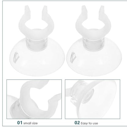 HANABASS 20pcs Aquarium Cup Clips Water Holders for Fish Tank Cups for Secure Hose Management for Aquariums and Water Features
