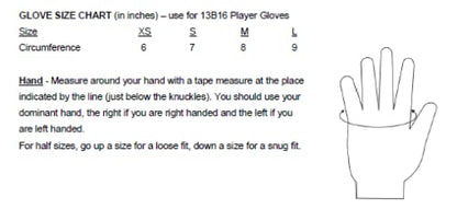 Kwik Goal Classic Player Gloves - color: Black, size: Medium