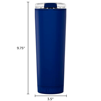 The LoudCup 23 oz 2-in-1 Water Bottle & Noisemaker, Classic Navy - color: Classic Navy, size: 23 Ounces