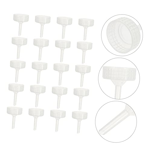 Toddmomy 20pcs Shrimp Hatching Container Caps Aquarium Brine Shrimp Incubator Bottle Covers for Enhanced Survival Rate Easy to Clean and Assemble Safe Material