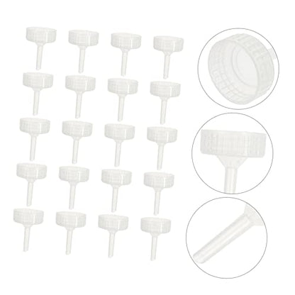 Toddmomy 20pcs Shrimp Hatching Container Caps Aquarium Brine Shrimp Incubator Bottle Covers for Enhanced Survival Rate Easy to Clean and Assemble Safe Material