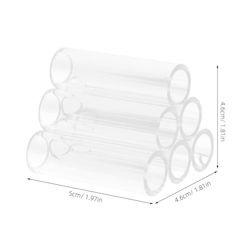 Abaodam 6holes Fish Shrimp Feeder Breeding Tube Acrylic Incubator for Aquarium Shelter and Shrimp Habitat Easy to Clean and Maintain for Fish and Aquatic Decor