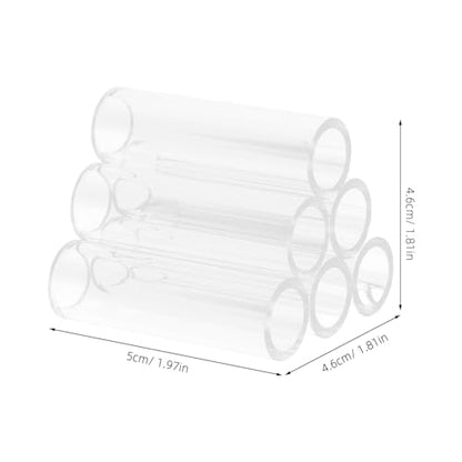 Abaodam 6holes Fish Shrimp Feeder Breeding Tube Acrylic Incubator for Aquarium Shelter and Shrimp Habitat Easy to Clean and Maintain for Fish and Aquatic Decor