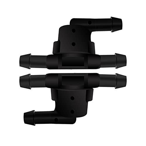 2PCS Wiper Washer Windshield Check Valve Replacement for Most Vehicles, Automotive Accessories Spray Jet Kit for Front Windshield Wiper Washer Nozzles Replaces OEM #85321-28020