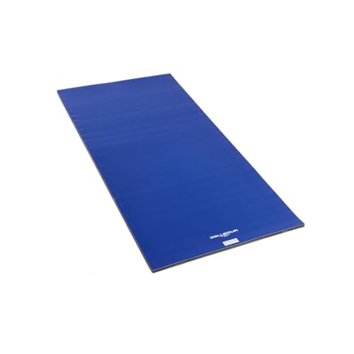 Dollamur Wrestling Mat for Home, 5'x10', Portable, Lightweight-Made in USA | Premium Home Wrestling Mats. Portable, Non-Slip Surface, Shock Absorbing Foam, Pro-Grade Performance - color: Royal