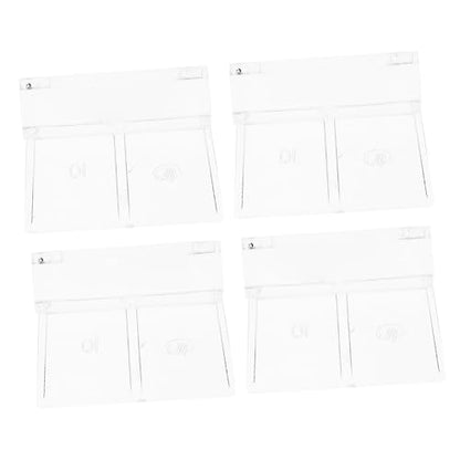 Garneck 4pcs Fish Tank Lid Supports Sturdy Acrylic Cover Racks for Aquarium Heat Preservation Easy to Install for Open Tanks
