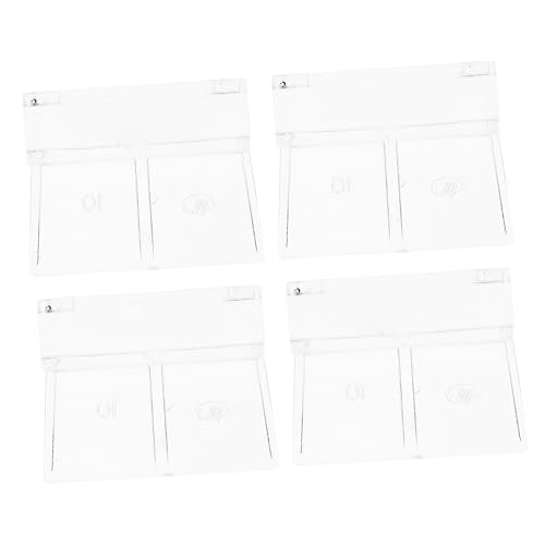 Garneck 4pcs Fish Tank Lid Supports Sturdy Acrylic Cover Racks for Aquarium Heat Preservation Easy to Install for Open Tanks