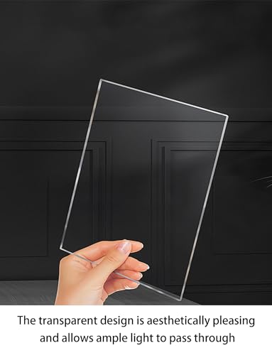 Fish Tank Cover, Transparent Aquarium Top Cover, Not Easily Damaged, Fish Tank lid, for Commercial and Home(8.3x9 Inches)