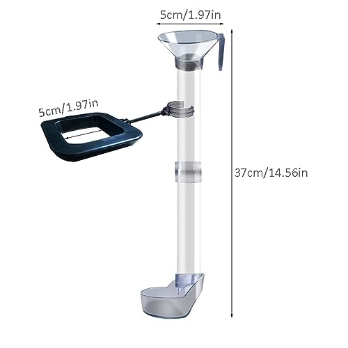 Transparent Feeding Tube For FishTank Easy Clean Feeding Supplies For Fish&Shrimp Feeding Accessories Aquarium Feeding Tube And Dish