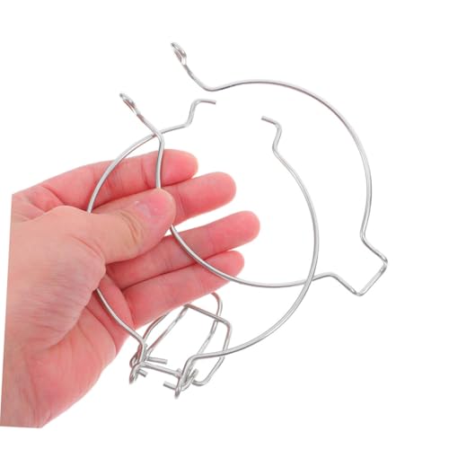 5pcs Stainless Steel Jar Wire Clips Sealing Buckles for Containers Optimal Freshness Preservation for Home Kitchen Restaurants and Canning Multipurpose Food Storage Accessories