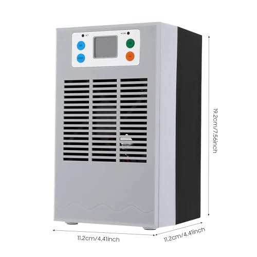 30L/7.93GAL 100W Aquarium Chiller Water Chiller – Constant Temperature Cooling System with Low Noise & Circulation Pump, for Fish Tank, Axolotl, Coral Reef, and Hydroponics