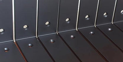 6 Pack - L 6" x H 4" x W1.5, 5mm Thick Black L Shelf Bracket, Iron Shelf Brackets, Metal Shelf Brackets, Floating Shelf, Shelf Supports with Screws - size: 6''x4'', style: Black 6 Pack
