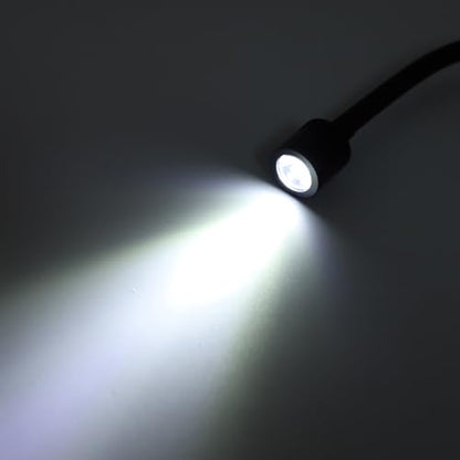 Yosoo 1W LED Bulb Fish Tank Clip On Light, 360 Deg Clamp Lamp for 3 6 Gallon Adjustable Silicone Gooseneck mimics Sunlight USB Power Supply (White Light)