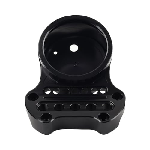 Chcury1 Speedometer Relocation Bracket Instrument Indicator Clamp Cover CNC Black for Harley for Sportster Dyna Models Motorbike