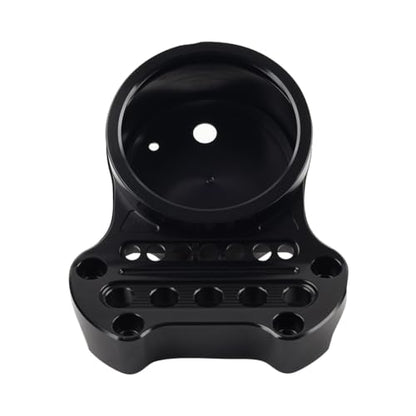 Chcury1 Speedometer Relocation Bracket Instrument Indicator Clamp Cover CNC Black for Harley for Sportster Dyna Models Motorbike