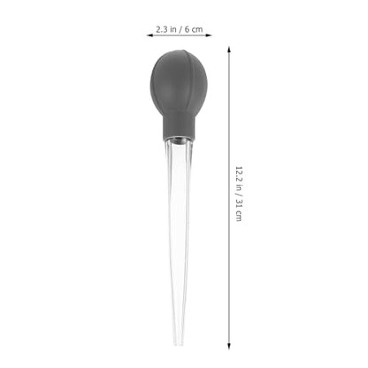 TIDTALEO Large Graduated Pipette with Squeeze Bulb – 100ml Liquid Dropper Measuring Tool for Baking and Kitchen Use Plastic Transfer Pipettes with Measurements