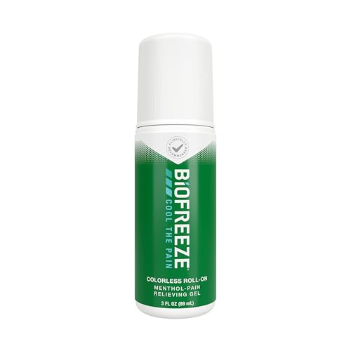 Biofreeze Pain Relief Roll-On, 3 oz. Colorless - size: 3 Fl Oz (Pack of 1), style: Colorless