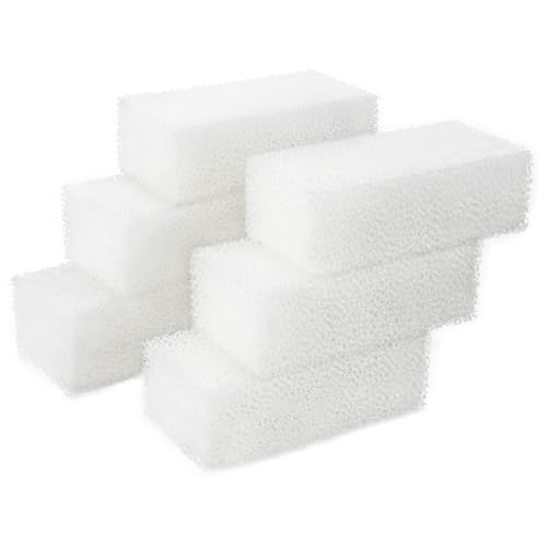 AQUANEAT 6-Pack Replacement Filter Sponge Pads, Aquarium Foam Insert Compatible with AquaClear 50, Fish Tank Filter Media - size: AC 50