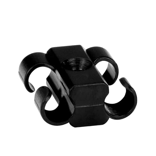 CCD8-4 Dual Cable Clip Clamp Fastening Wire Management 4 Pack (Dual 8 Gauge) - size: Dual 8 Gauge