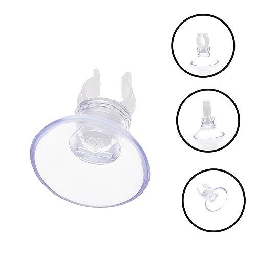 20Pcs Oxygen Hose Holding Suction Cups Fish Tank Clips for Secure Hose Fixation Compact Design for Aquarium Oxygen Pumps and Daily Replacement