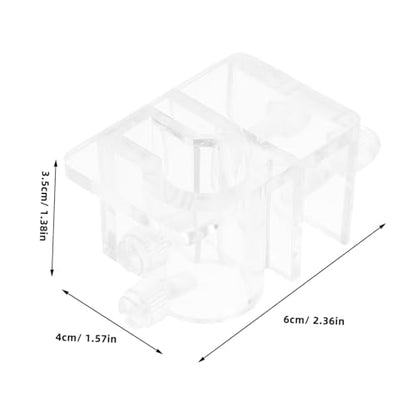 Aquarium Water Pipe Holder Clip Heavy Duty Hose Fixing Bracket for Fish Tank Adjustable Mounting Clip for Dosing Pump and Water Hose Sturdy Plastic Clamp