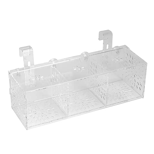 Transparent Acrylic Fish Tank Breeding Box, Aquarium Isolation Incubator, Separation Breeder Box for Fish, 30 cm x 10 cm x 10 cm